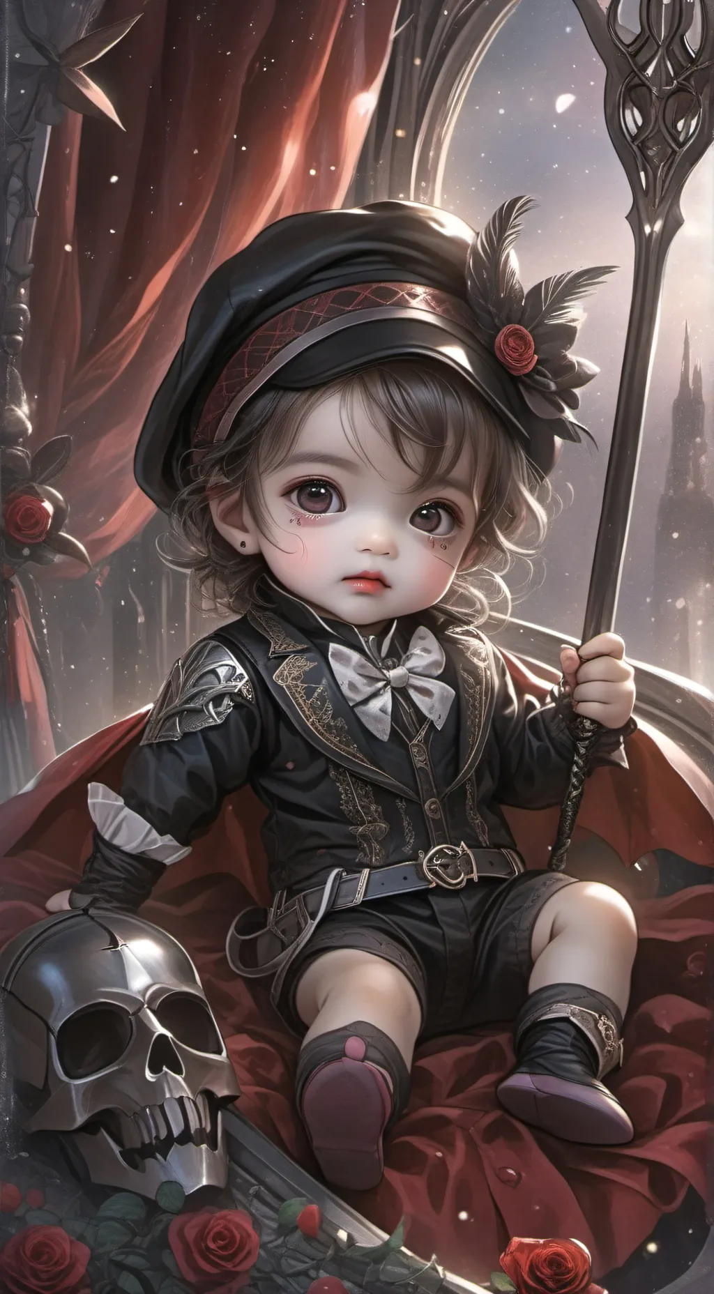 ai character: avengers baby background