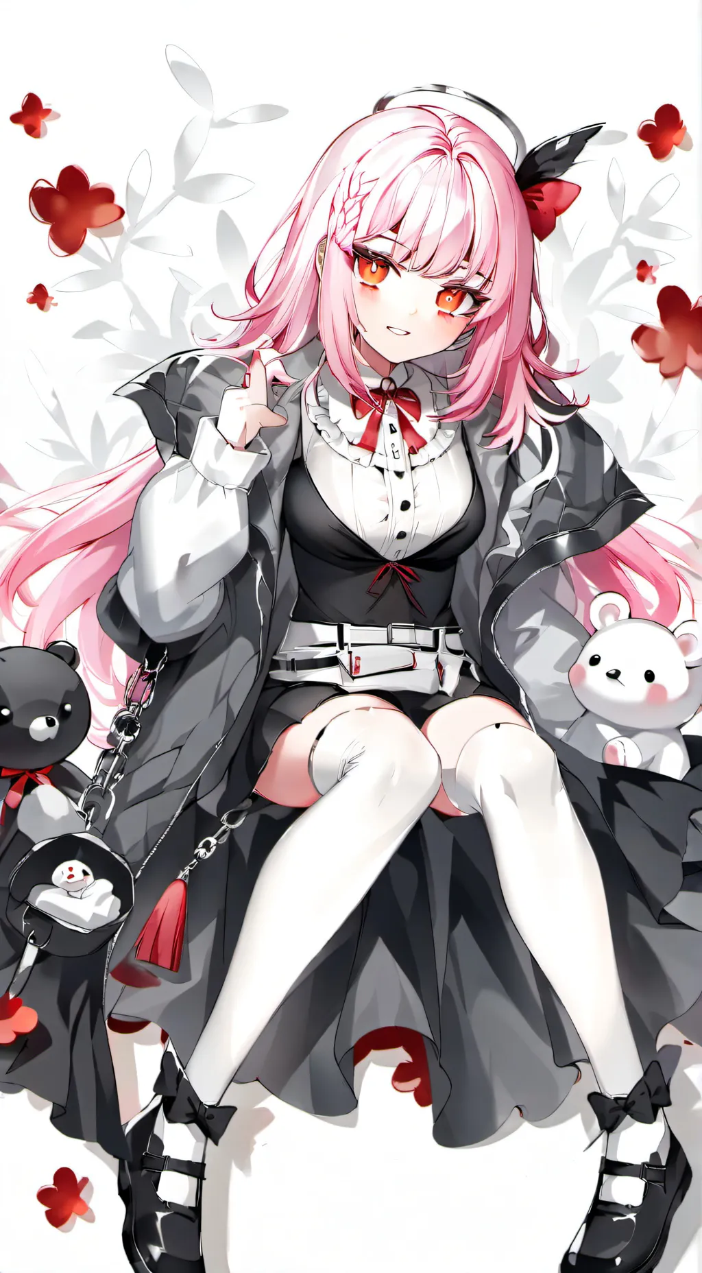 ai character: Rose background