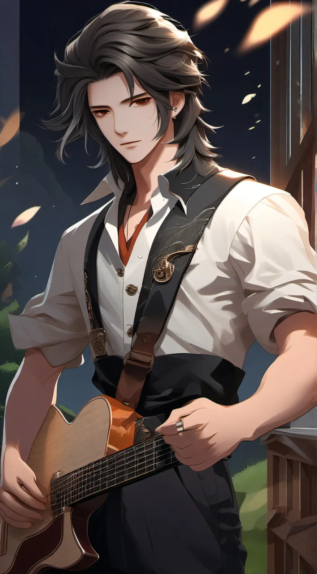 ai character: mark background
