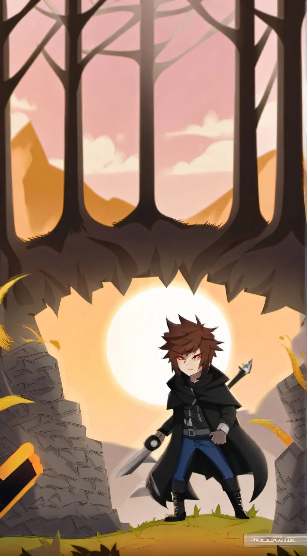 ai character: Colon background