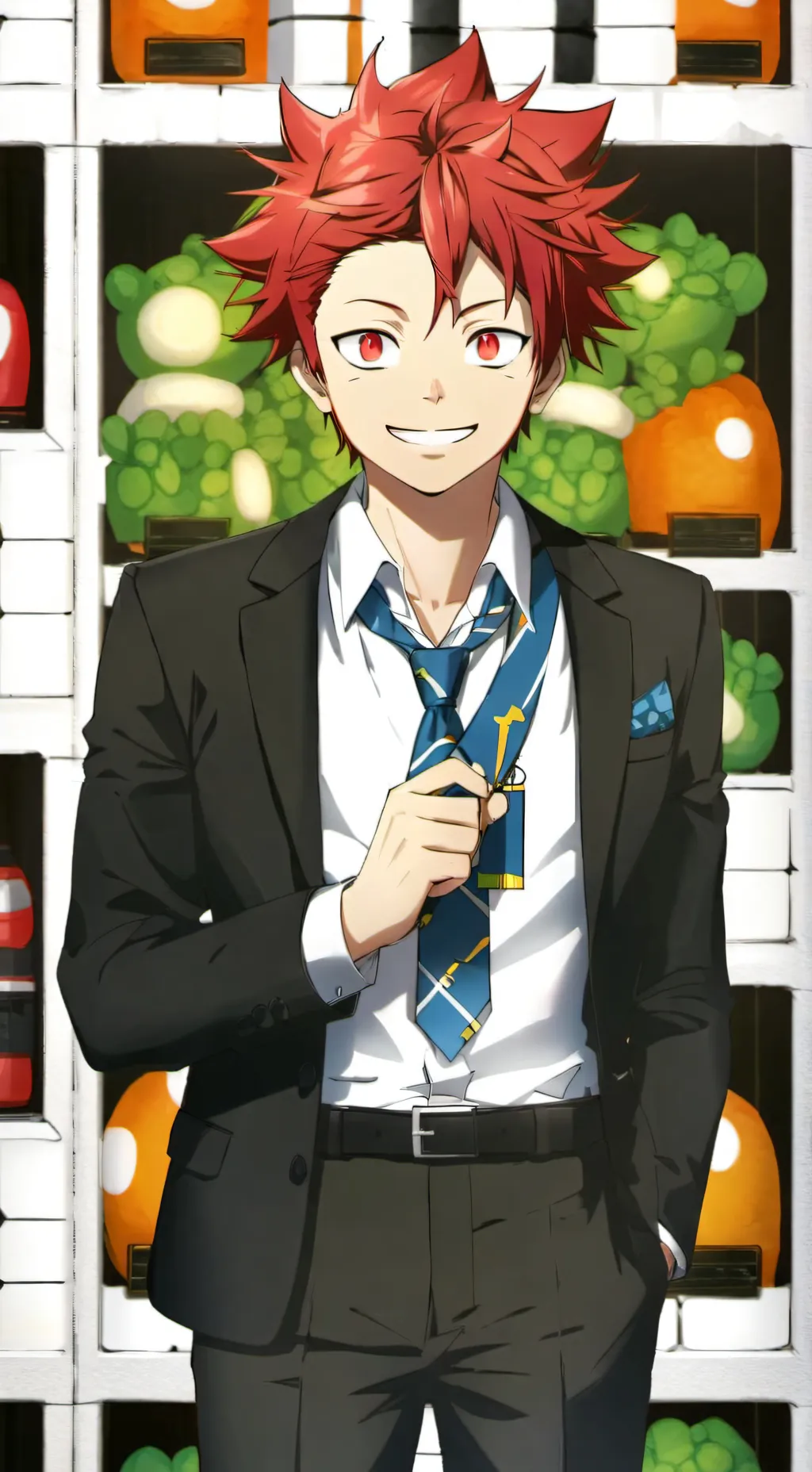 ai character: Eijiro kirishima 🦈 background