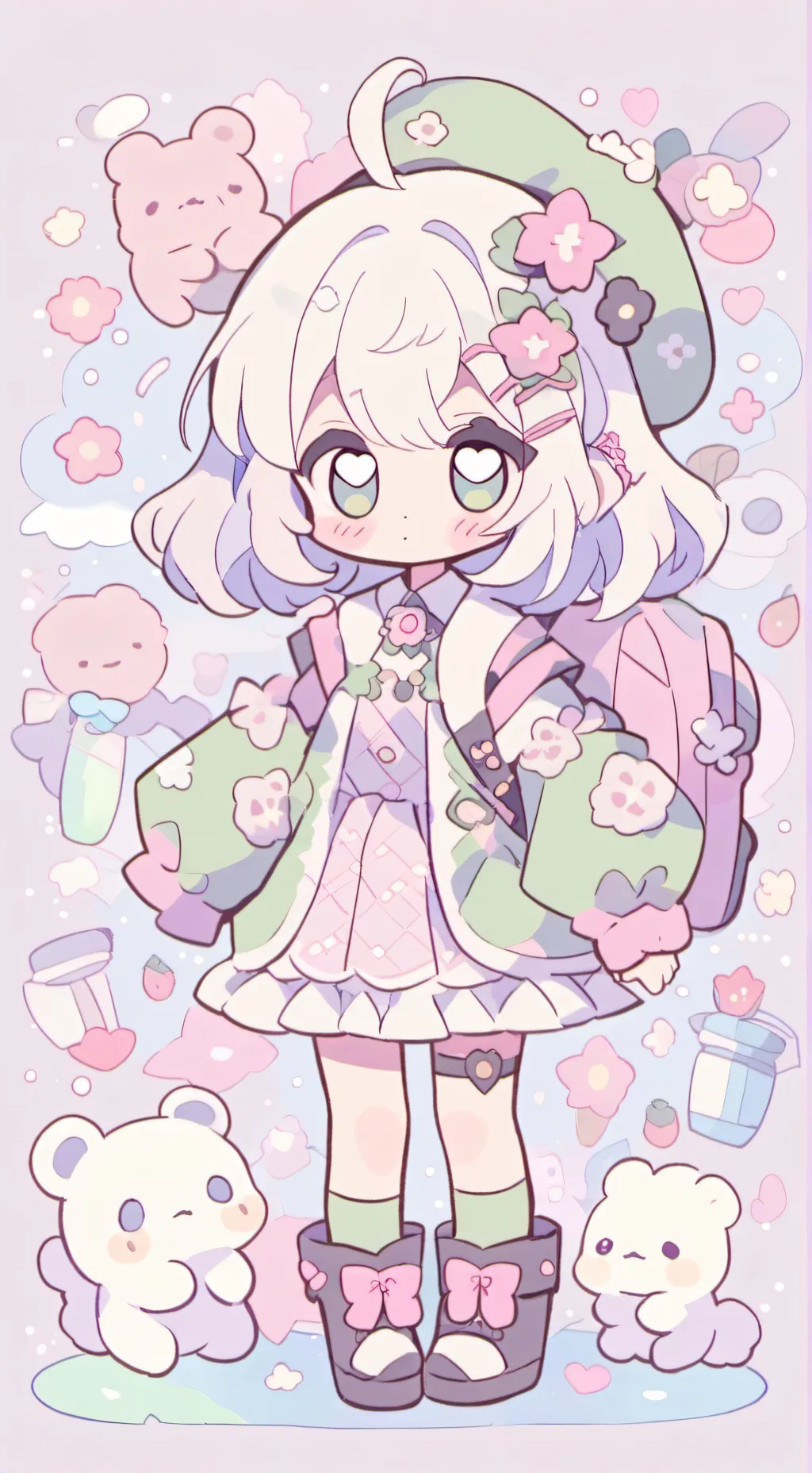 ai character: apunki xd background