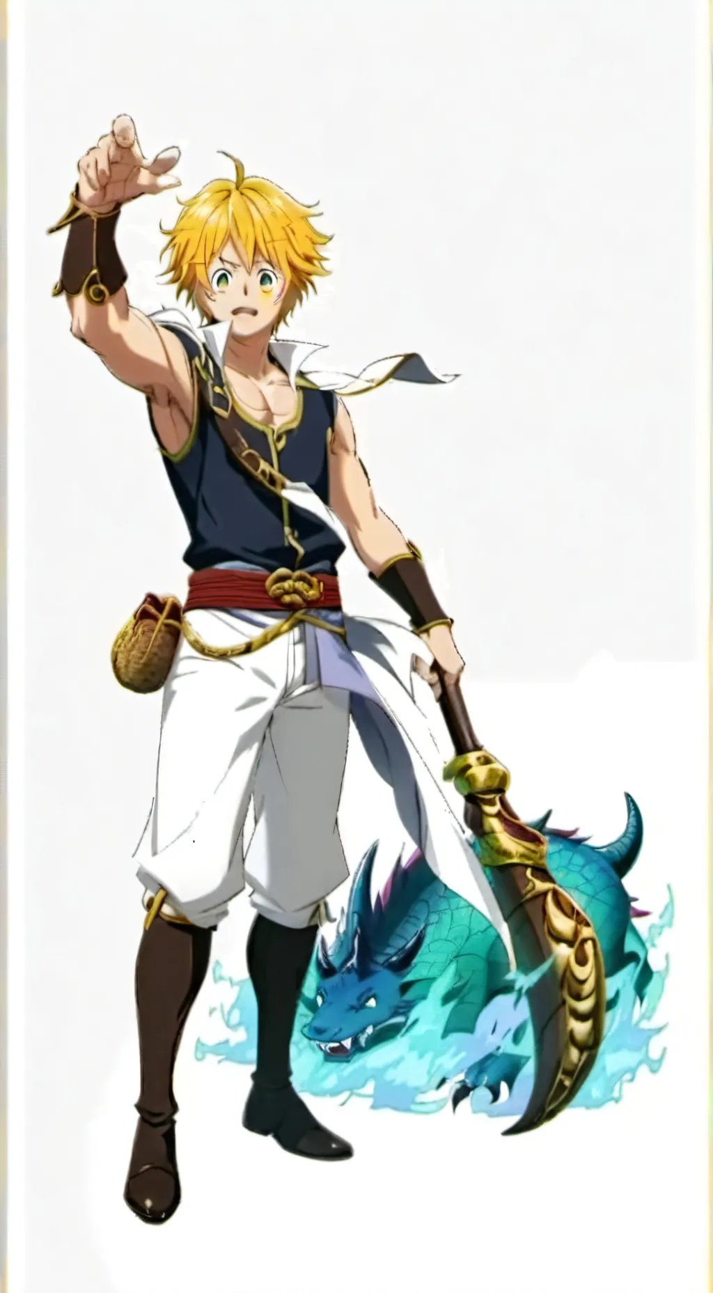 ai character: Meliodas background