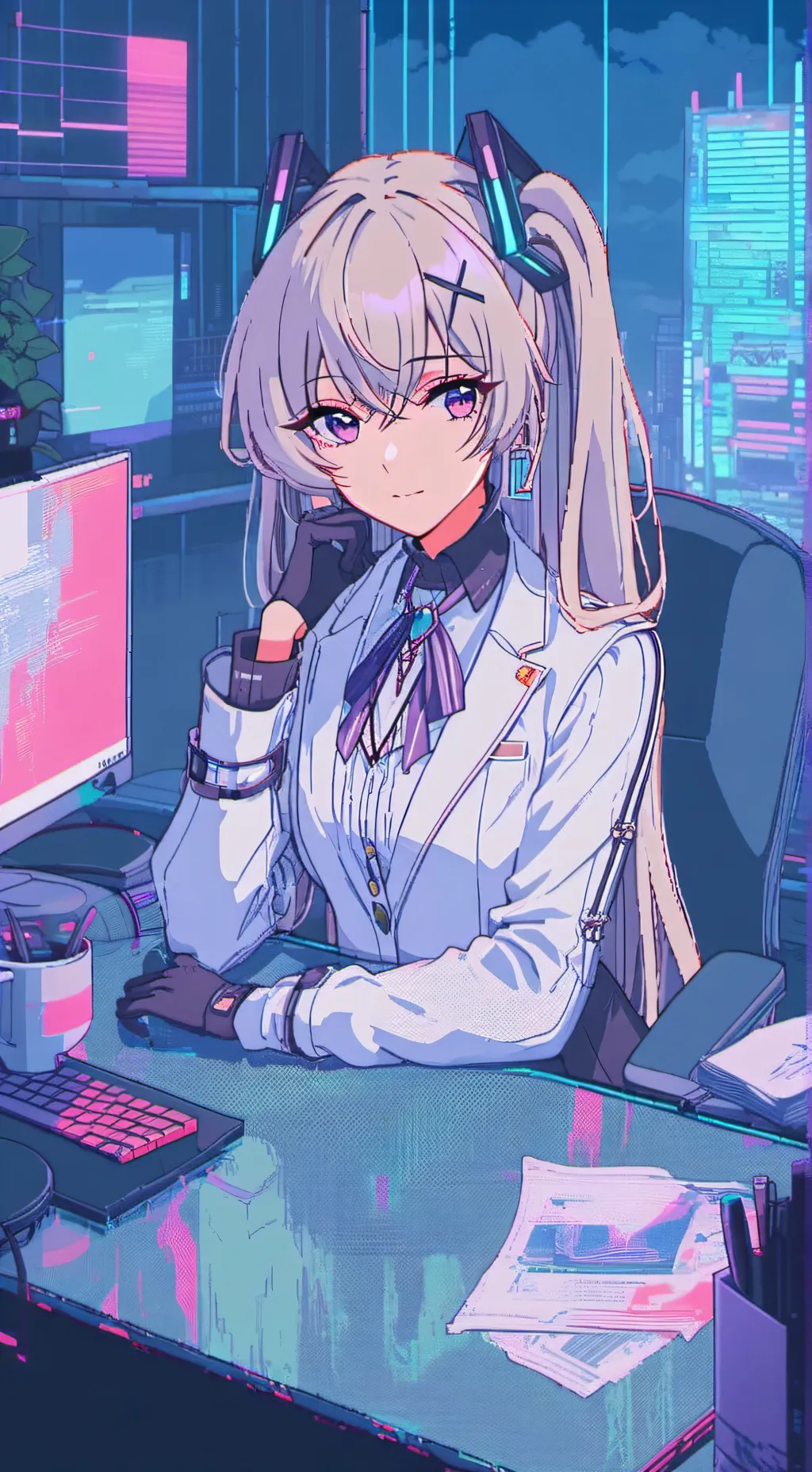 ai character: Himiko background