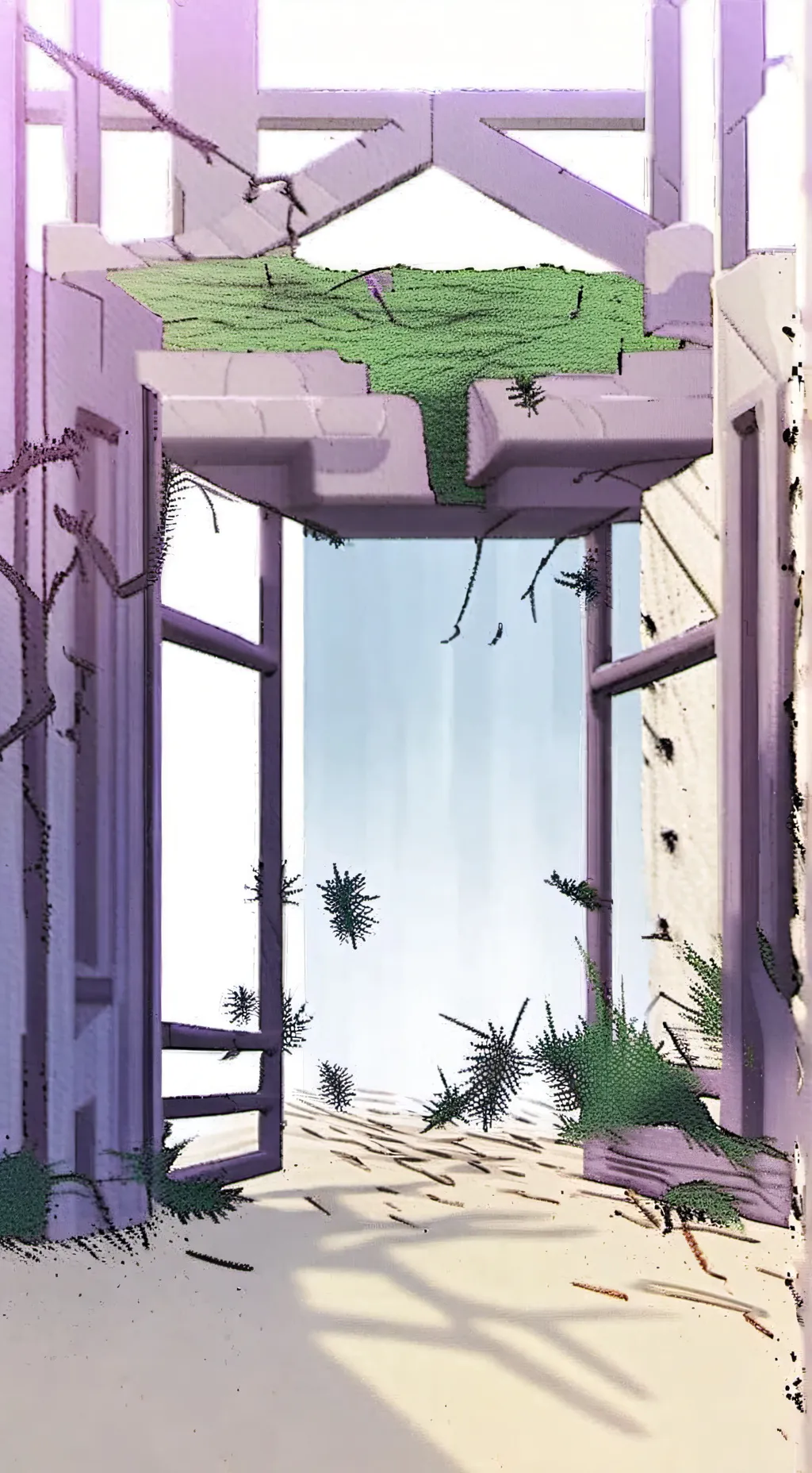 ai character: Dw sees fanart  background