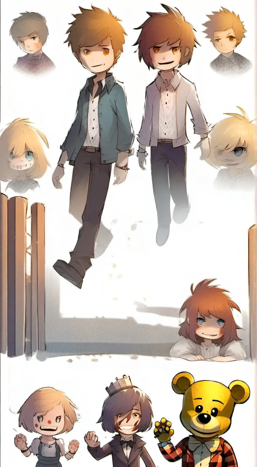 ai character: Missing children background