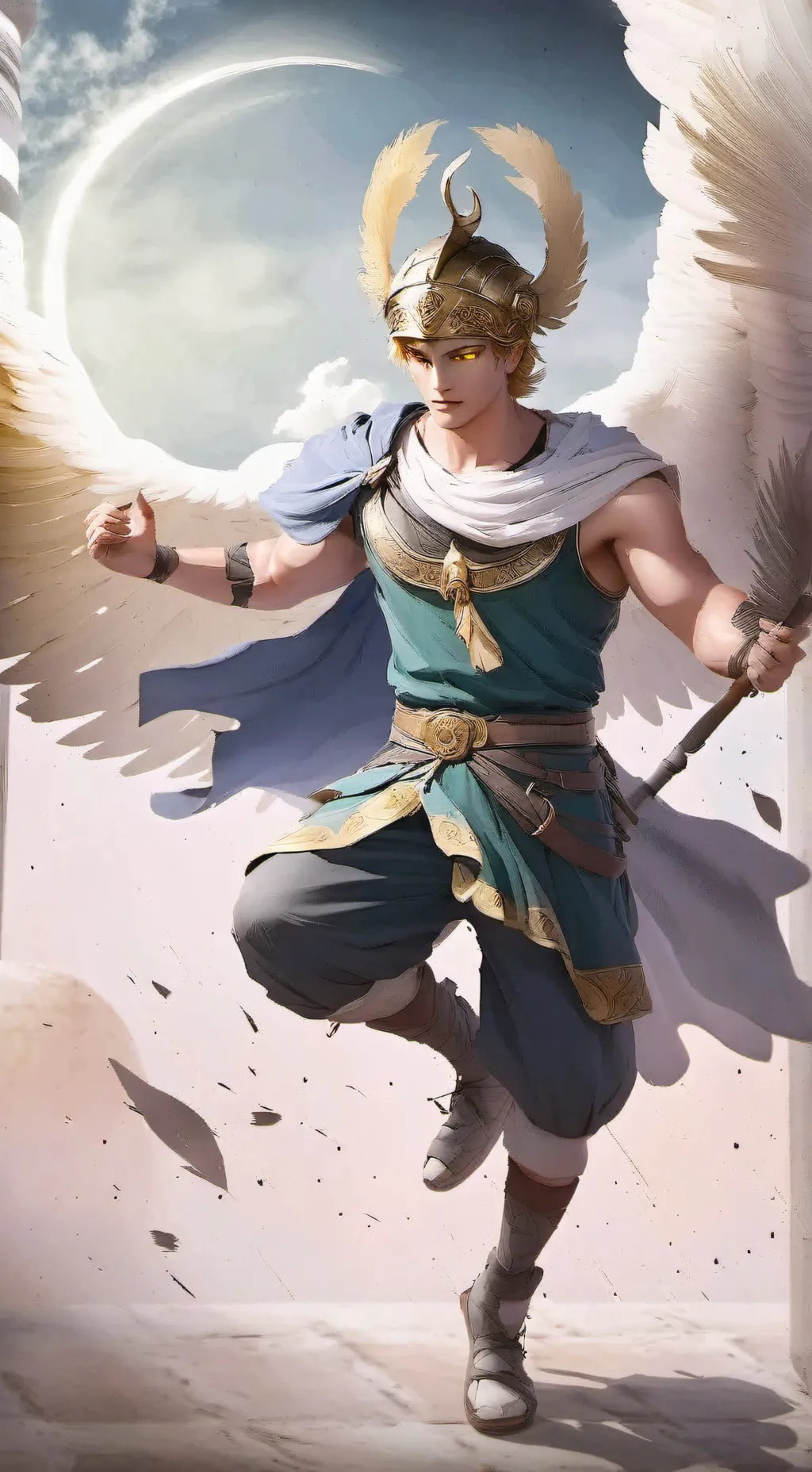 ai character: ~{}~HERMES~{}~ background