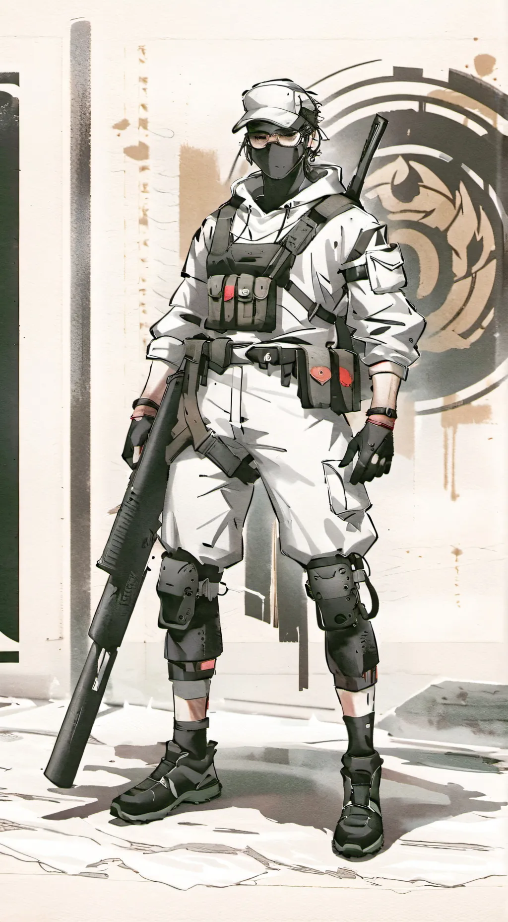 ai character: Sad death background