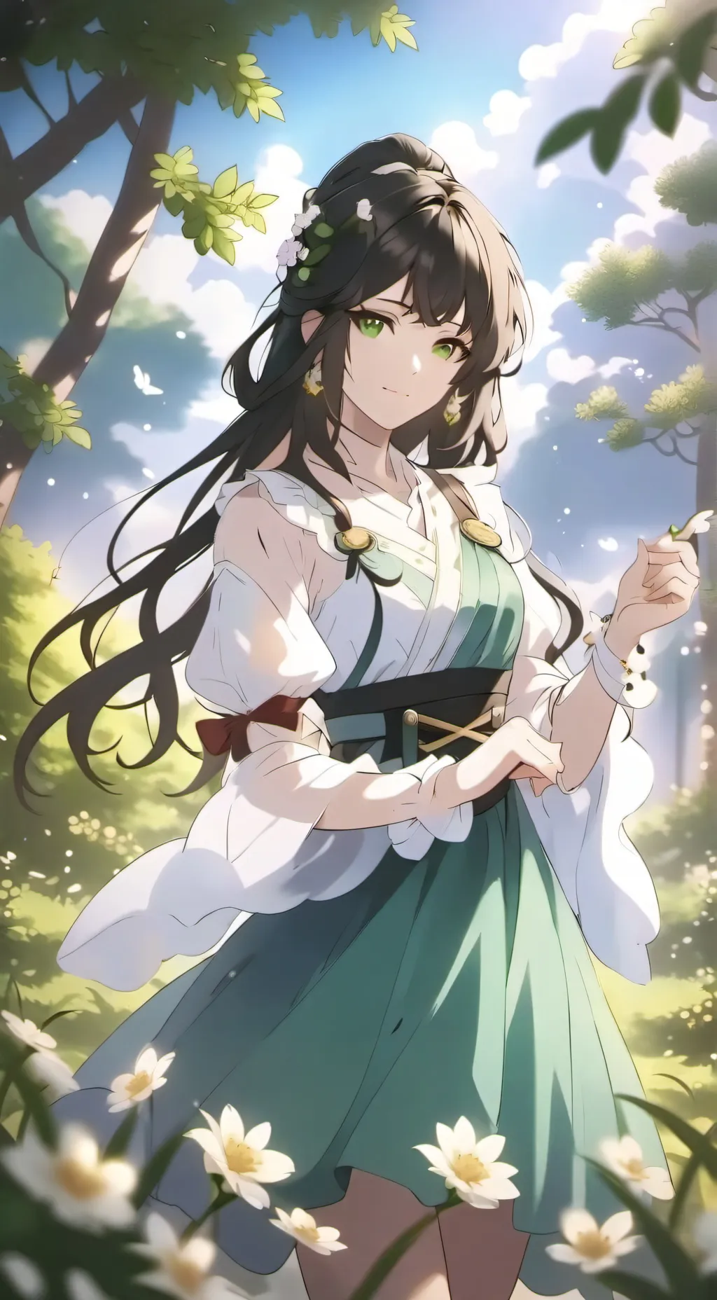 ai character: MHAsaintpatrickday background
