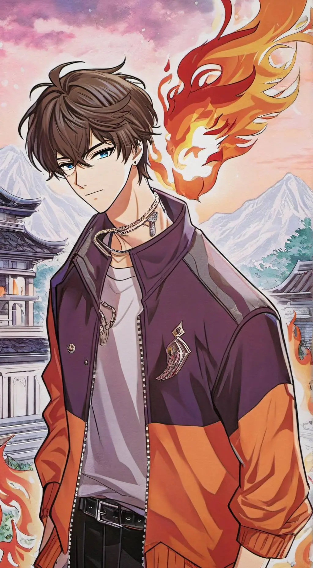 ai character: Blaze background