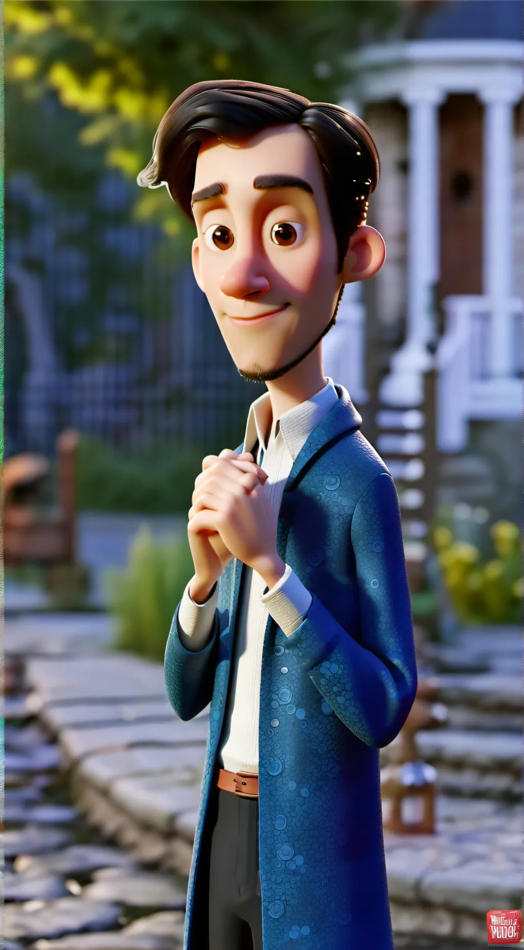 ai character: make me say yes background