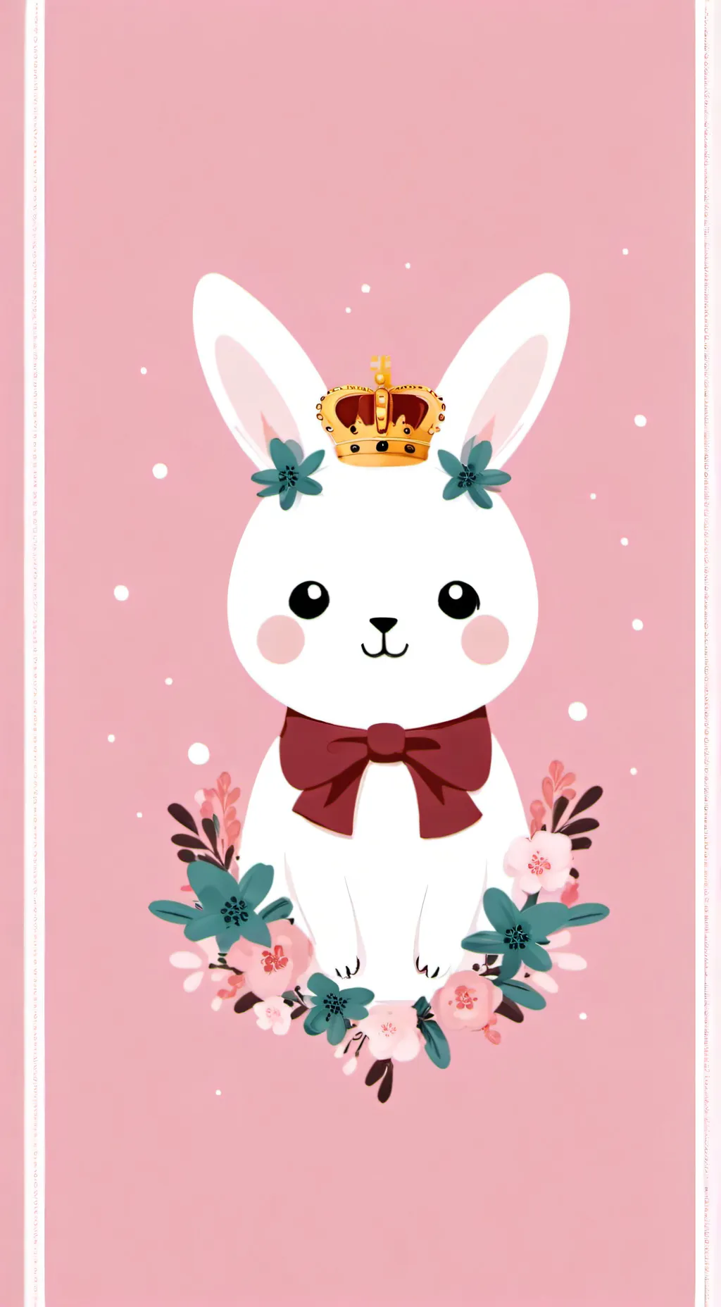 ai character: The bunny queen background