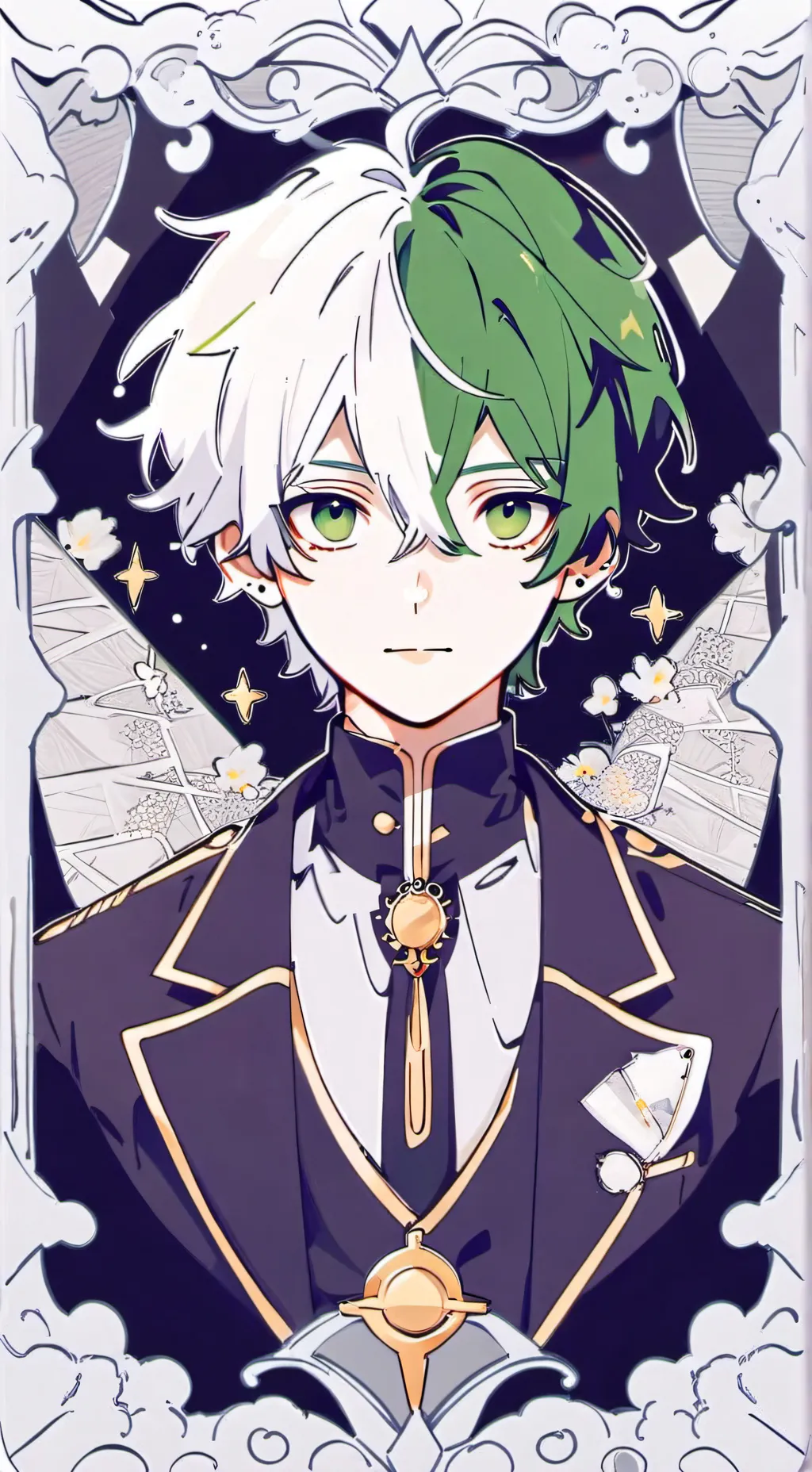 ai character: Deku background