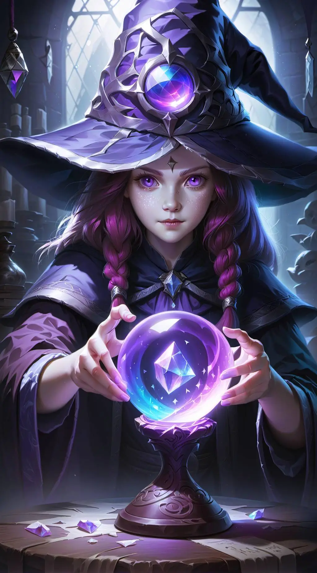 ai character: Selene background