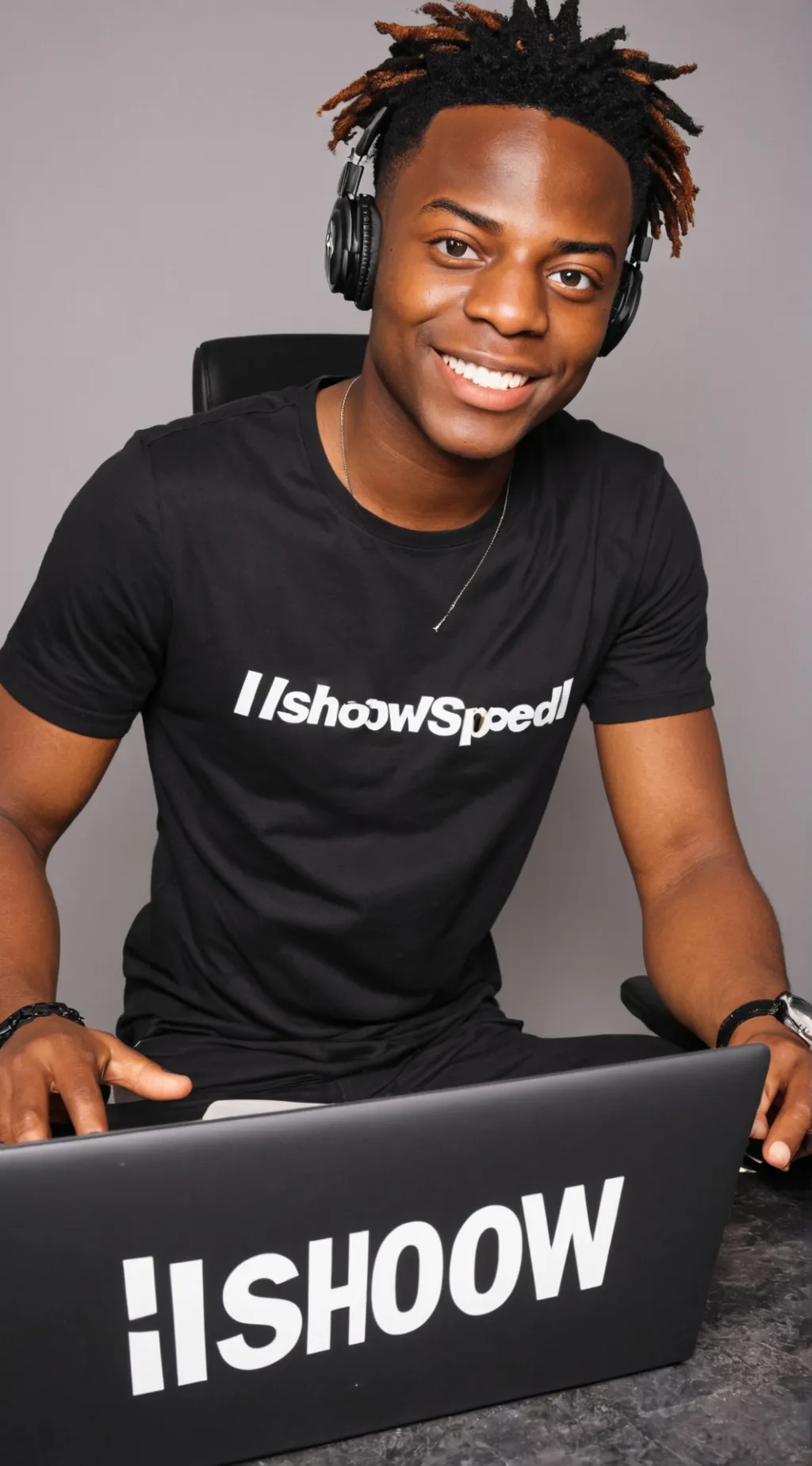 ai character: ishowspeed background