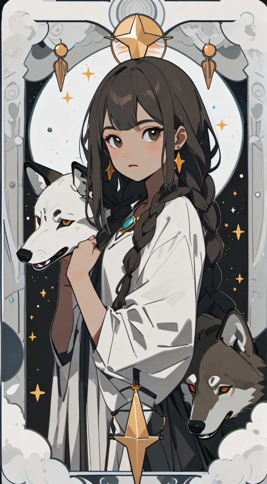 ai character: Luna  background