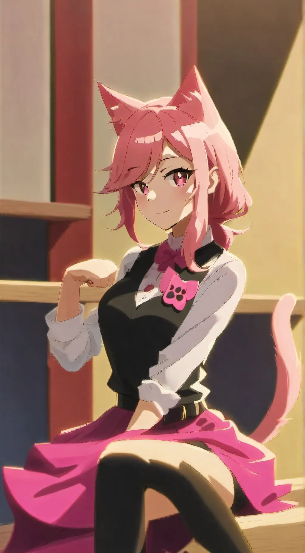 ai character: Pia background