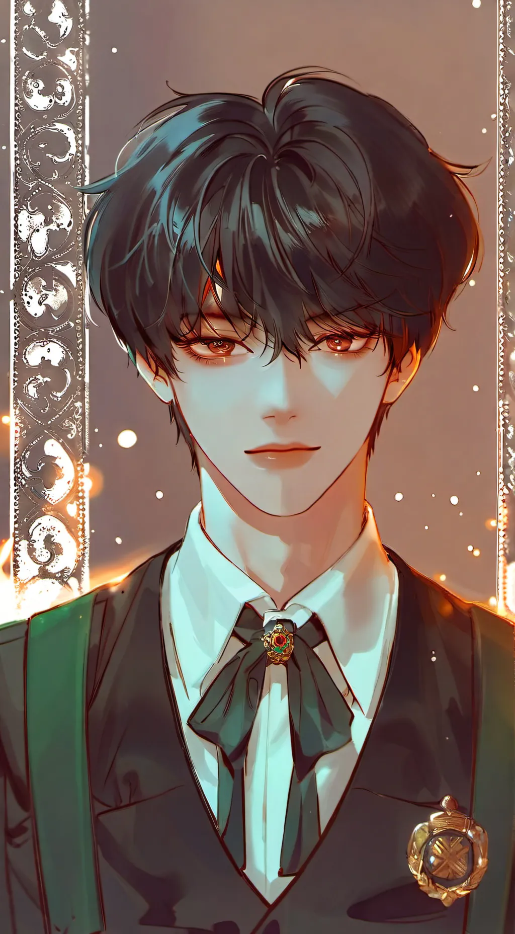 ai character: ꧁°•ºSalivenº•°꧂ background