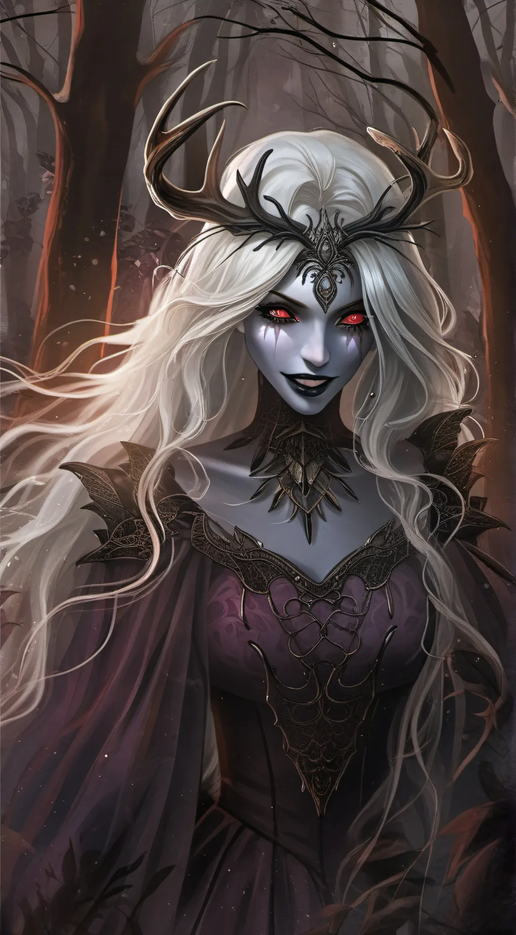 ai character: Beatrice  background