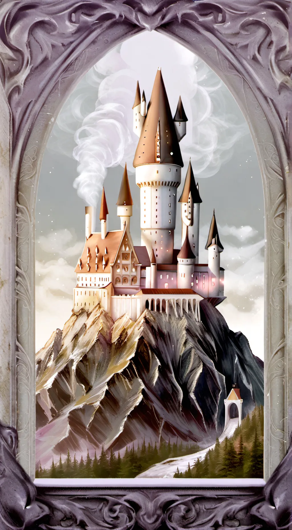ai character: Hogwarts background