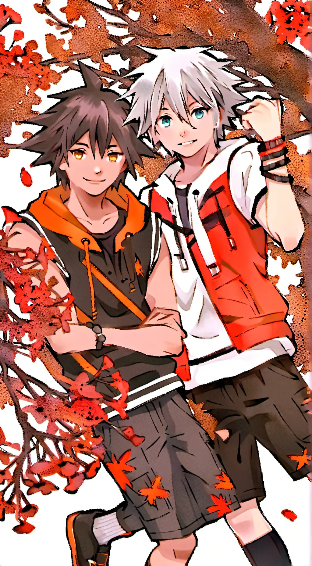 ai character: Sora and Rku background