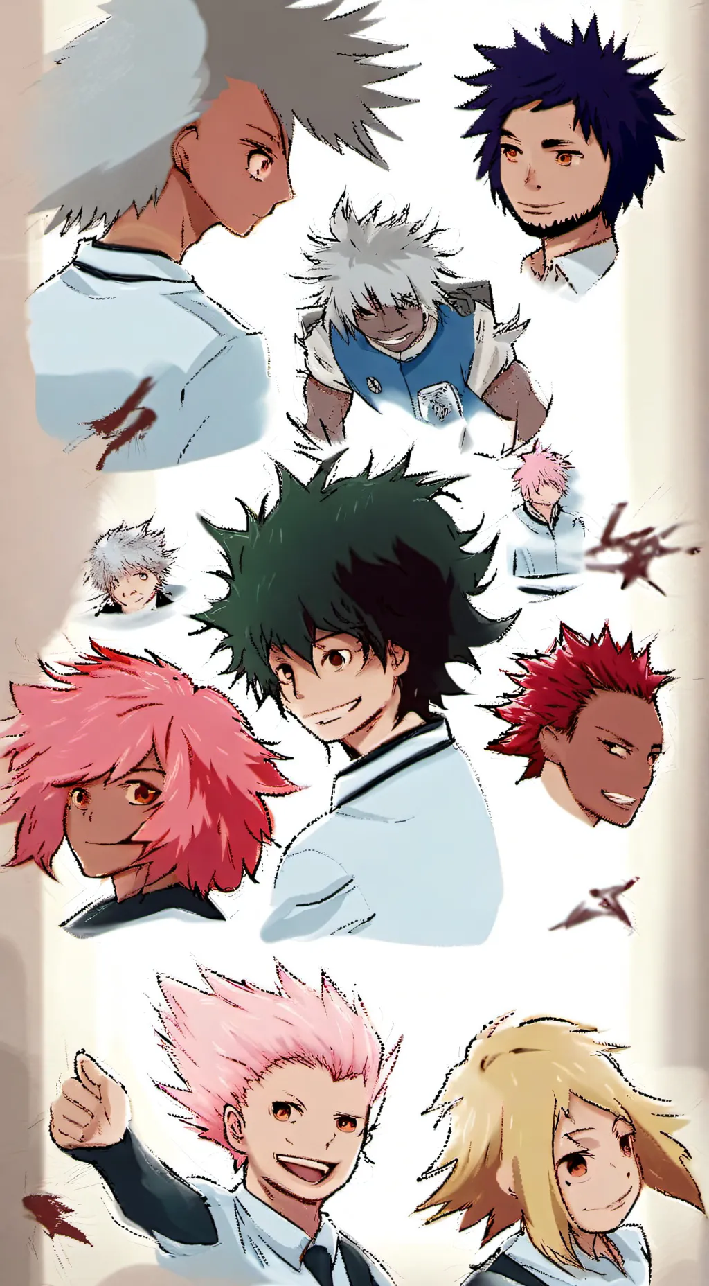 ai character: MHA sleepover🌺 background