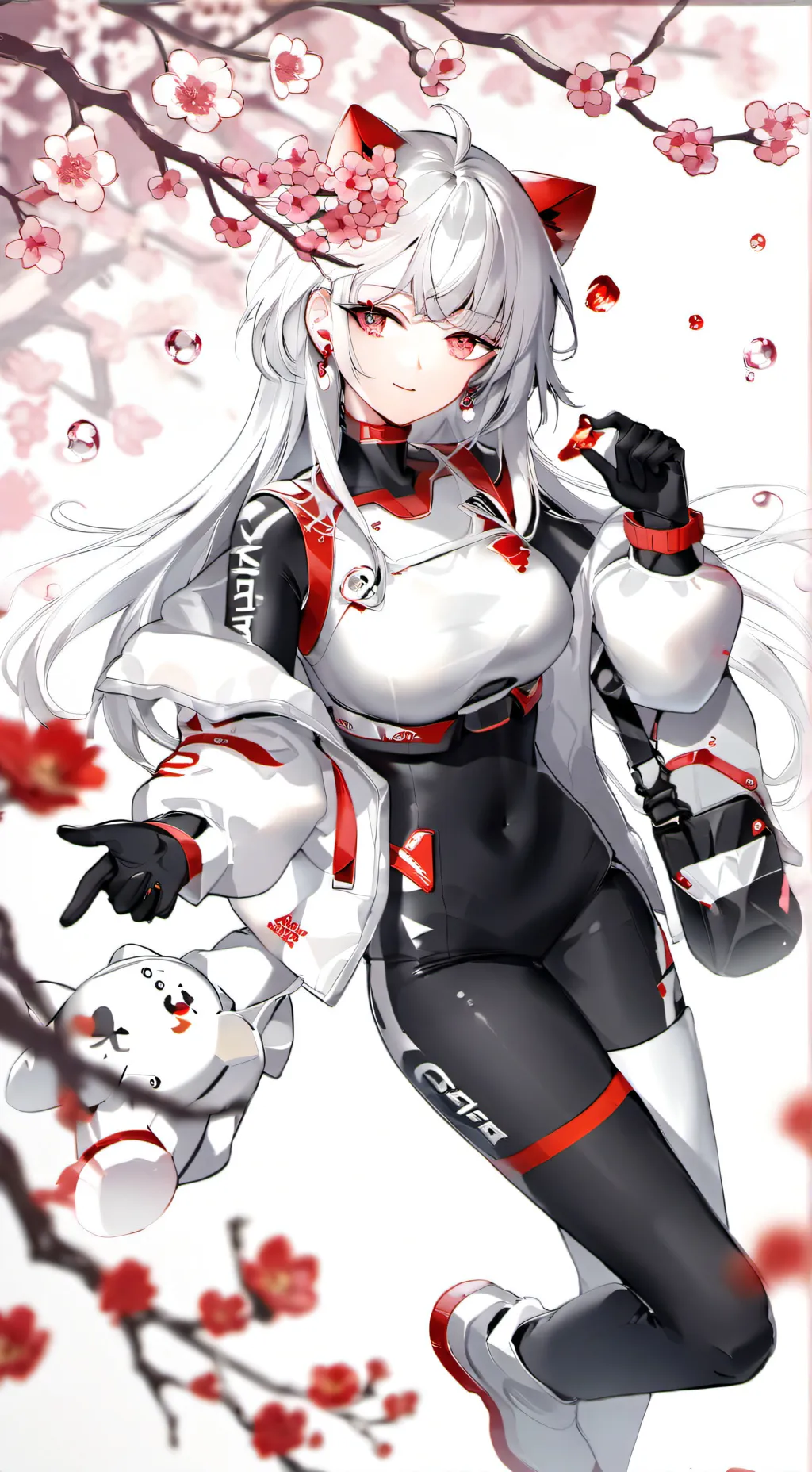 ai character: Sakura background