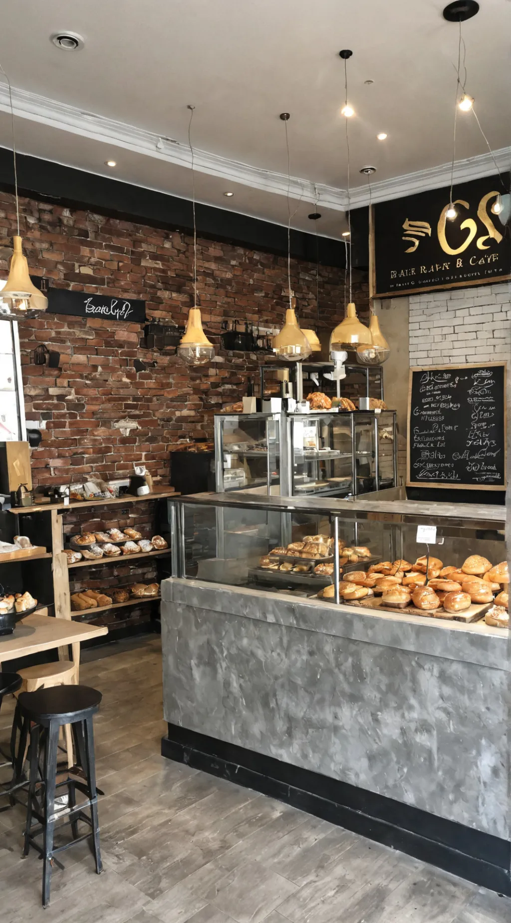 ai character: Bakery Cafe background