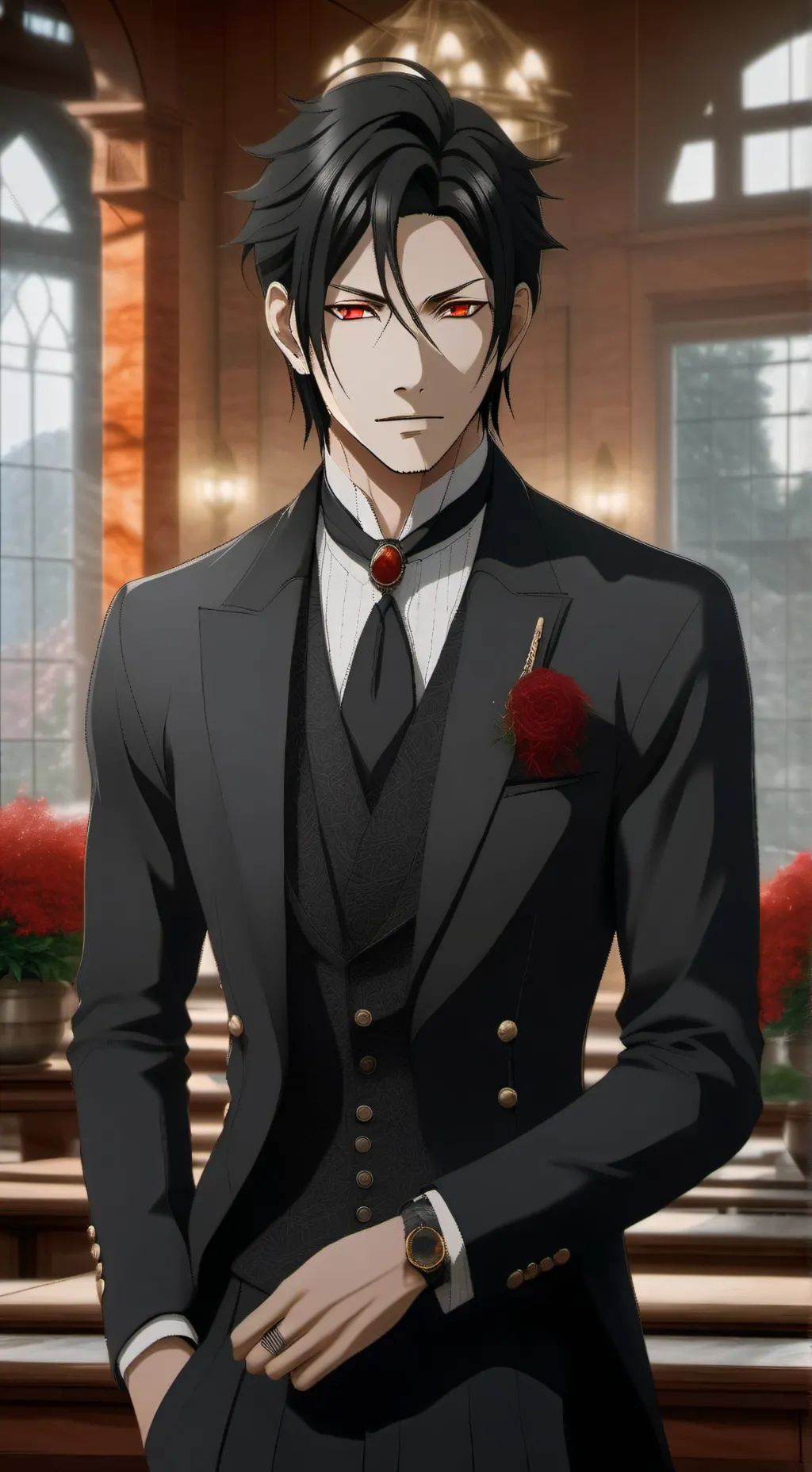 ai character: Sebastian background
