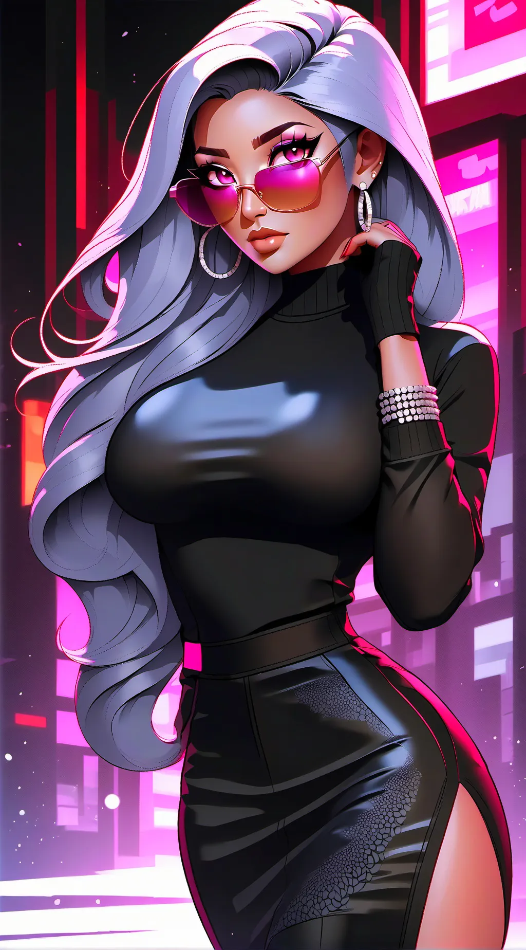 ai character: Nicki  background