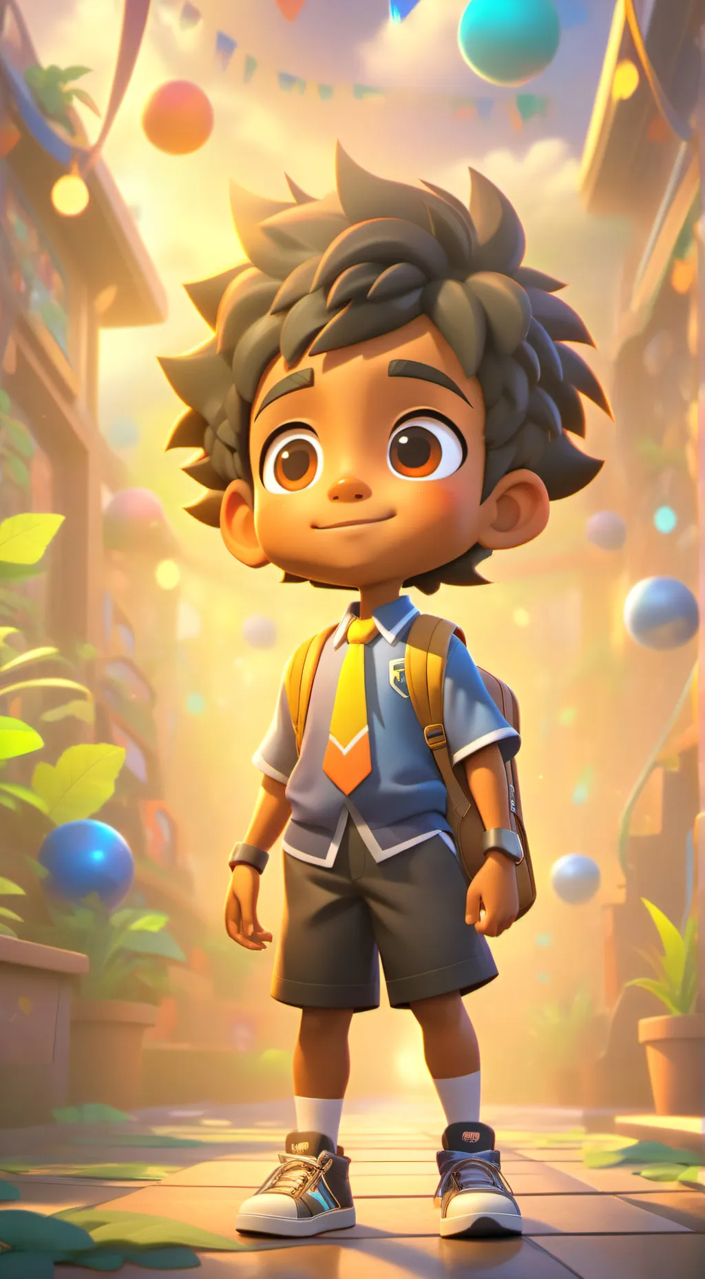 ai character: Christopher  background