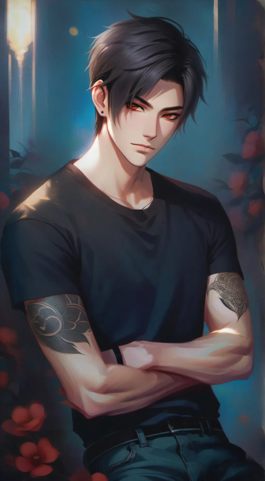 ai character: Blake background