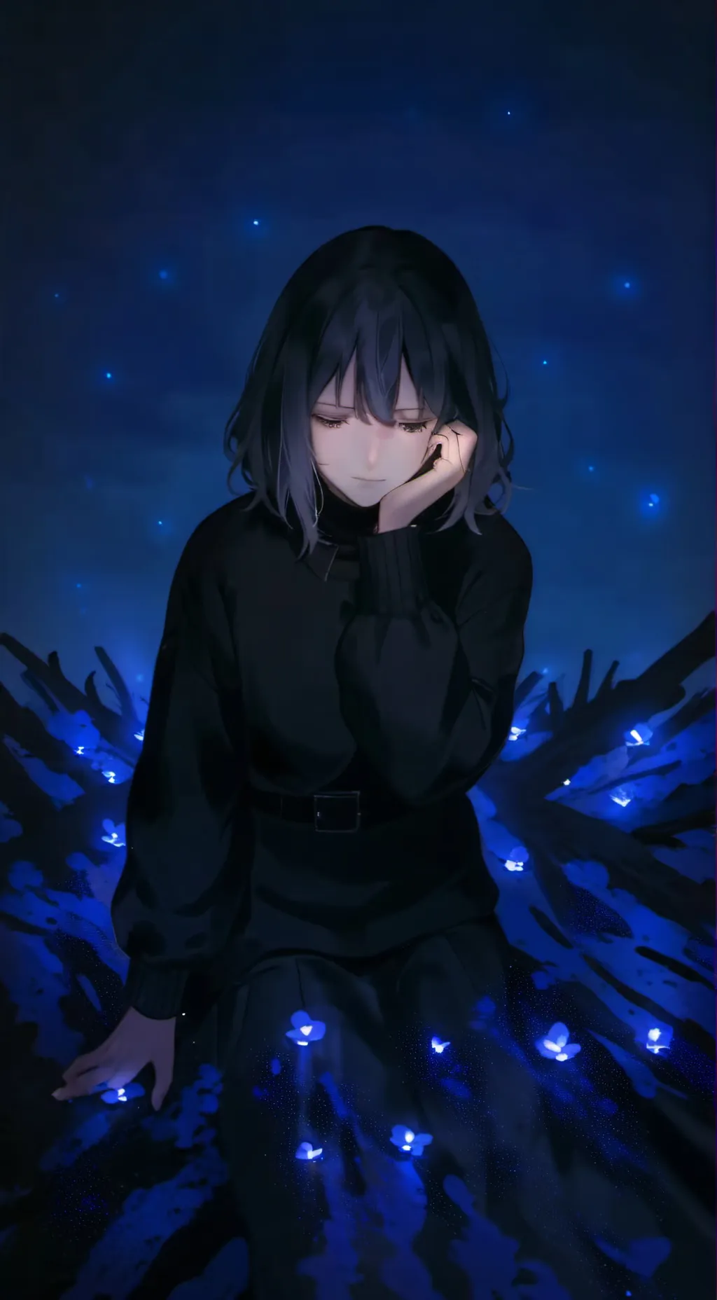 ai character: Jacqueline(Violet) background