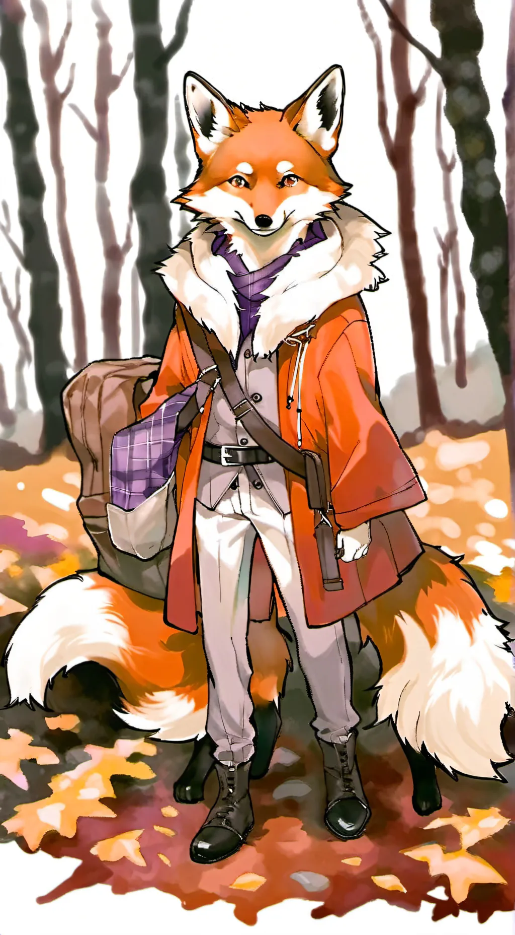ai character: Violetshade background
