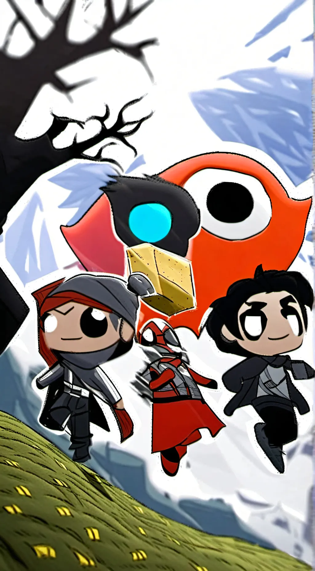 ai character: Meninas Super Pode background