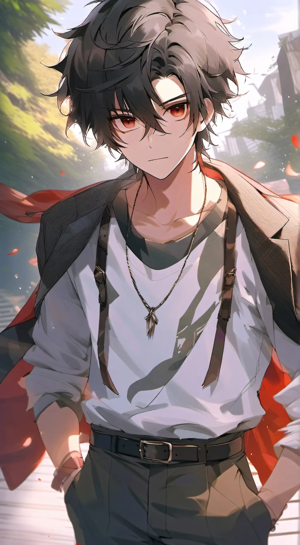 ai character: Leo background