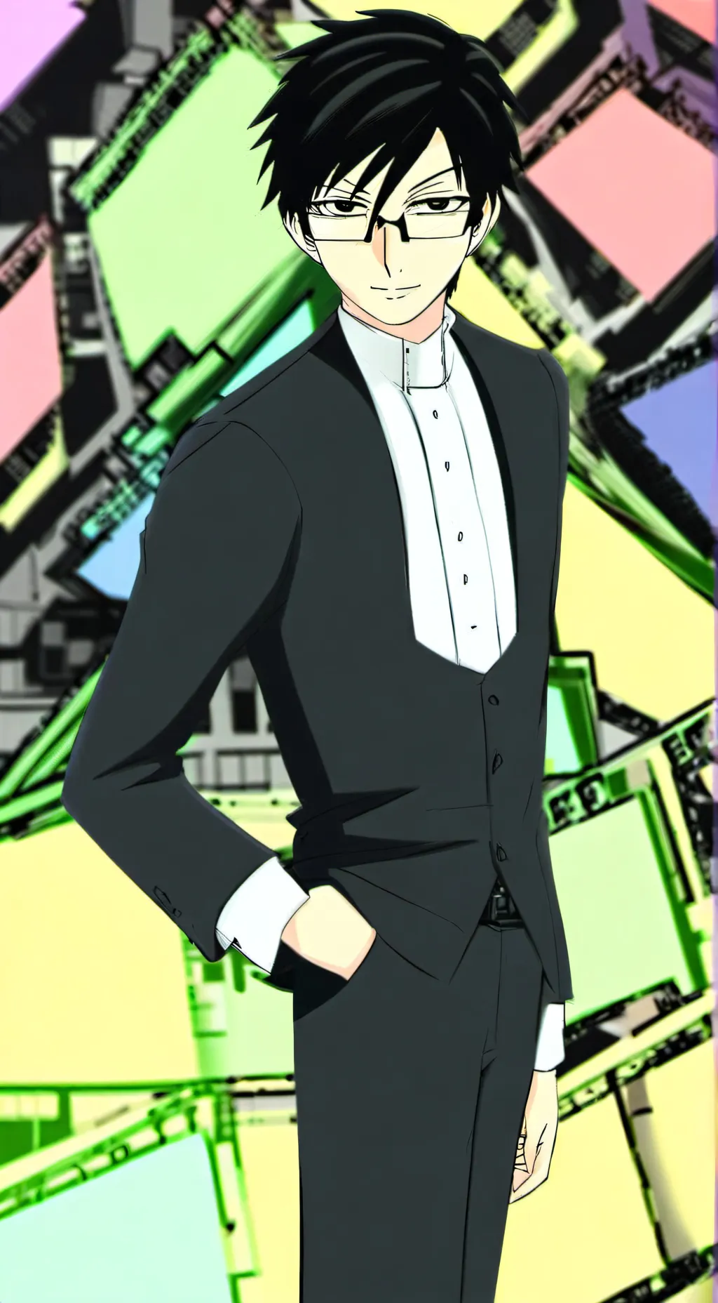 ai character: Kyoya  background