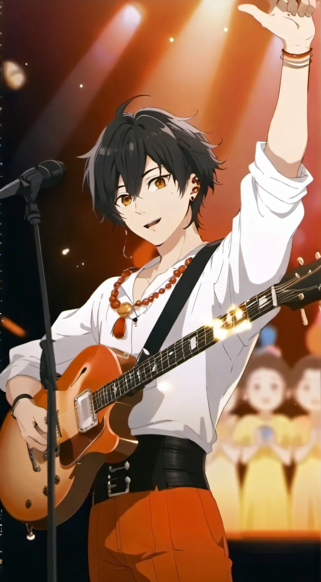 ai character: mha concert background