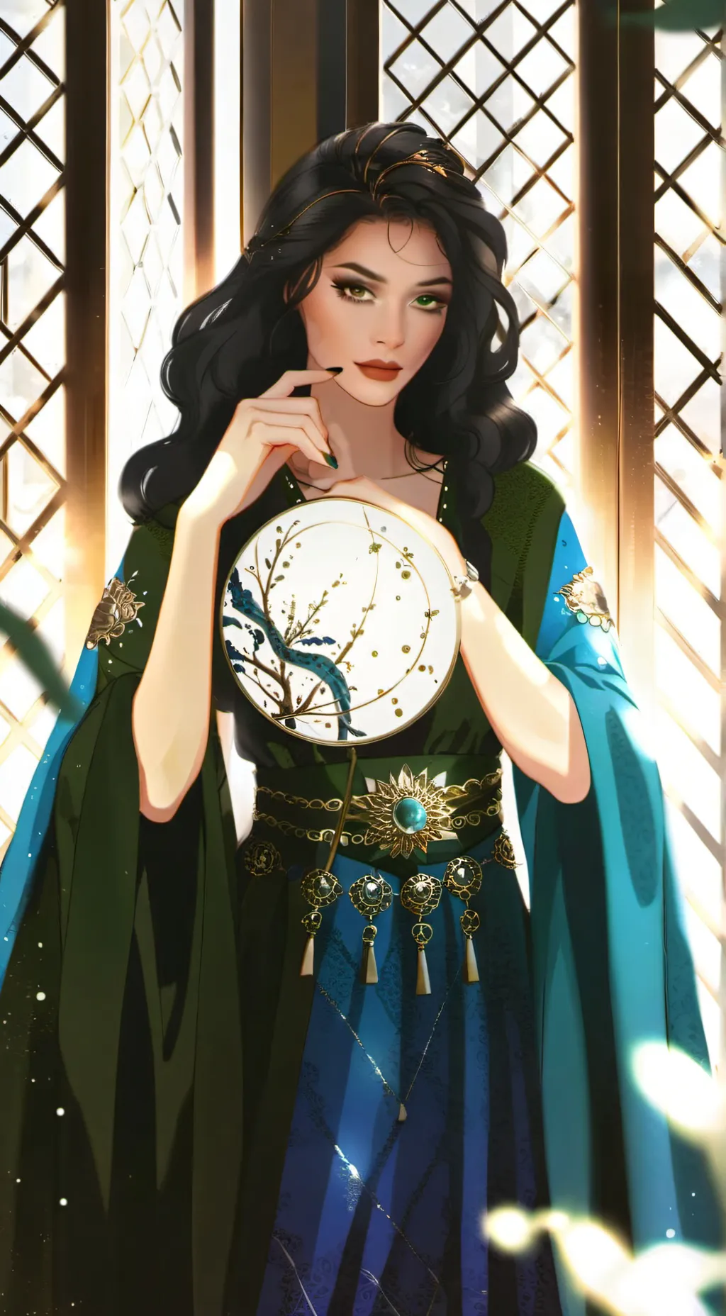 ai character: Emilie  background