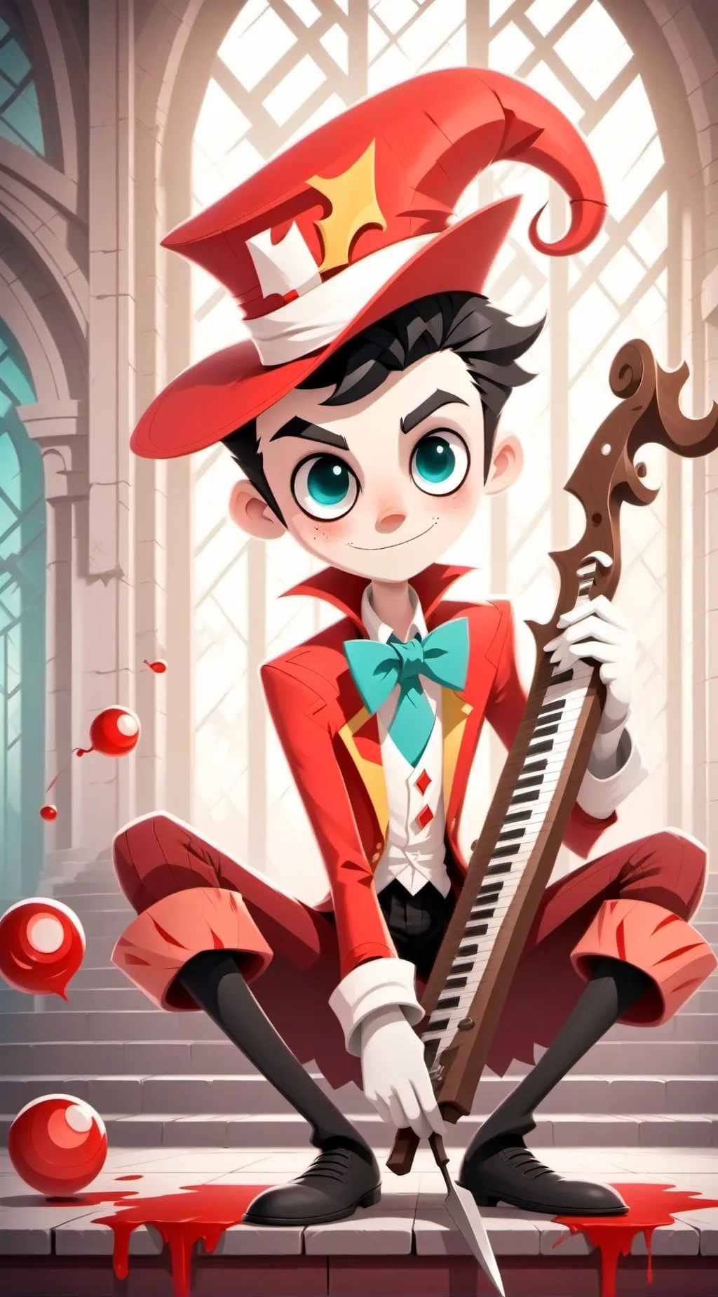 ai character: Charlie is yourmom background