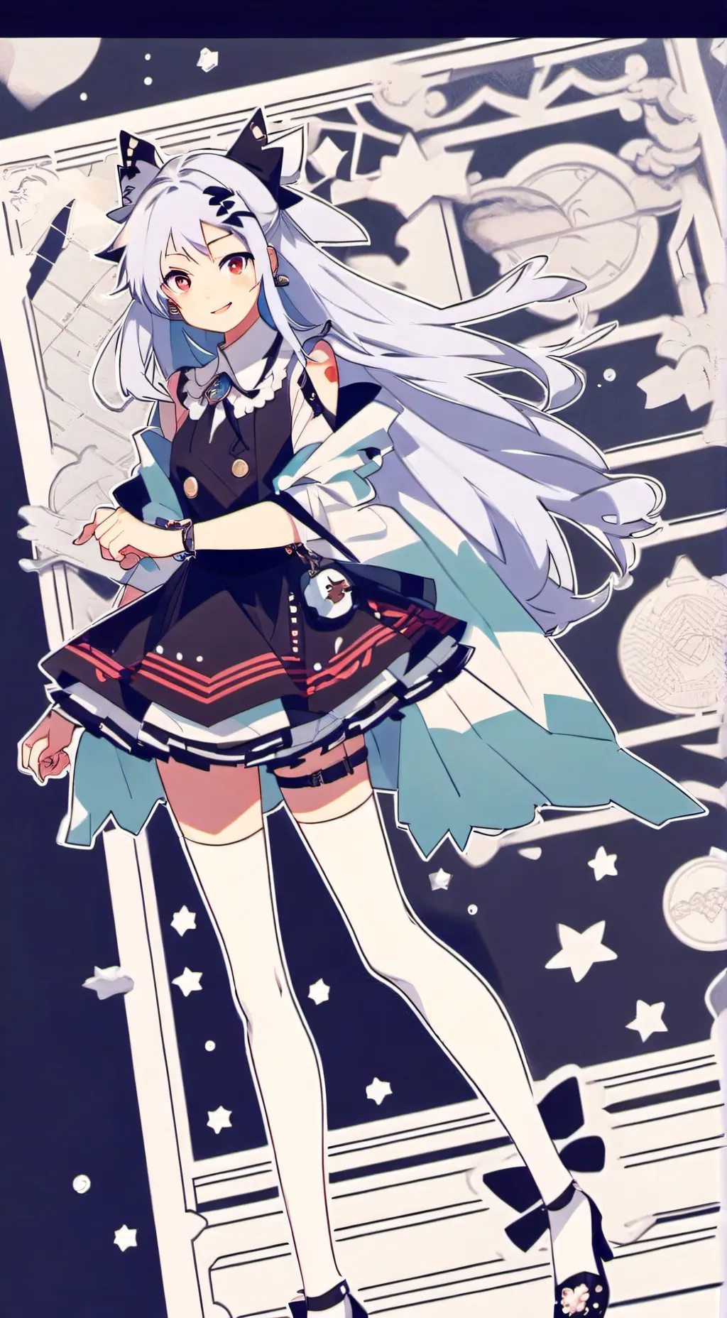 ai character: MHAxNaruto background