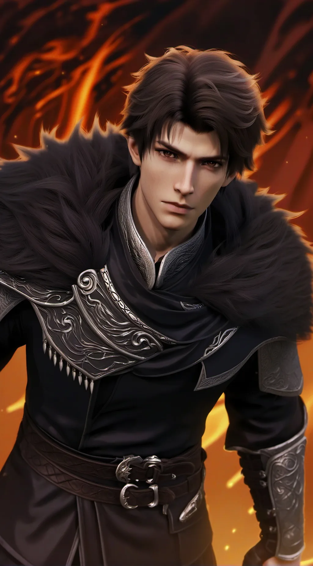 ai character: Theo background