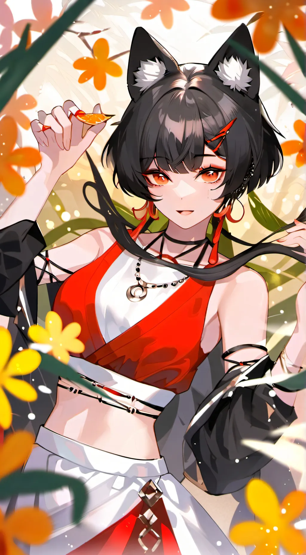 ai character: Kaoa  background