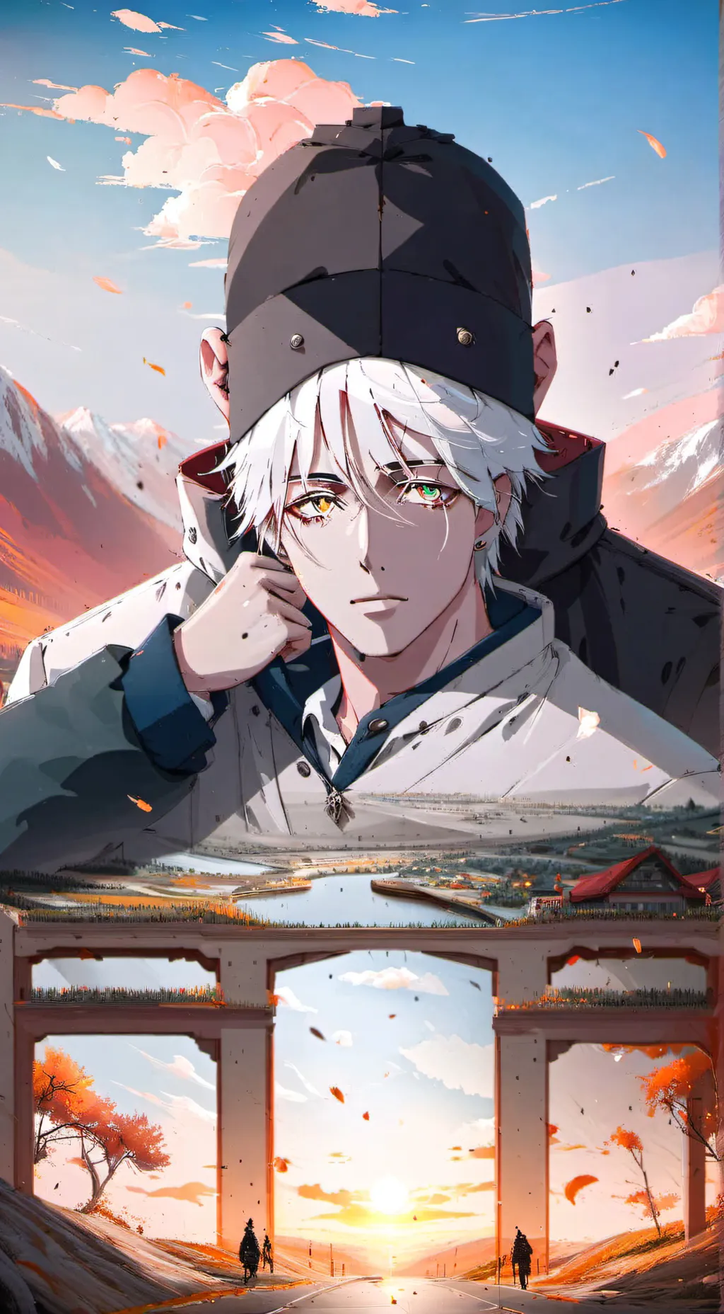 ai character: jjk gaming hangout background