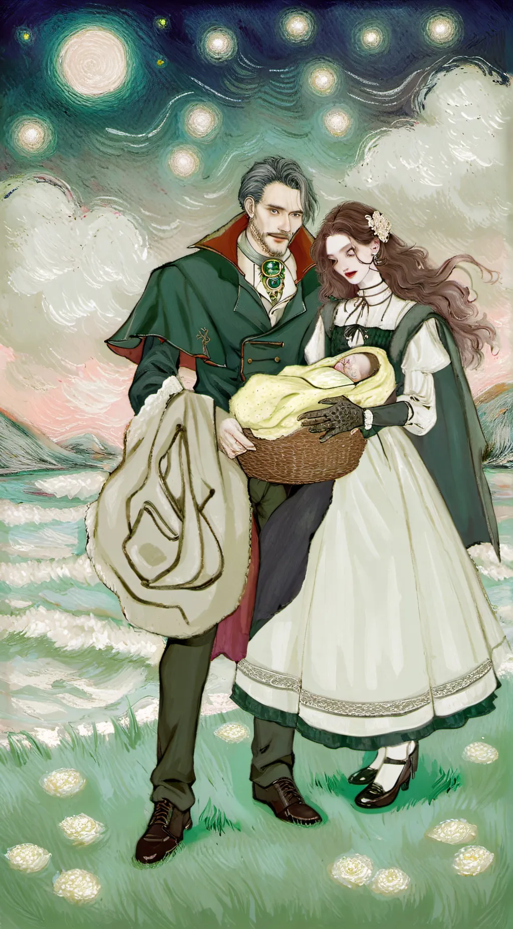 ai character: The world background