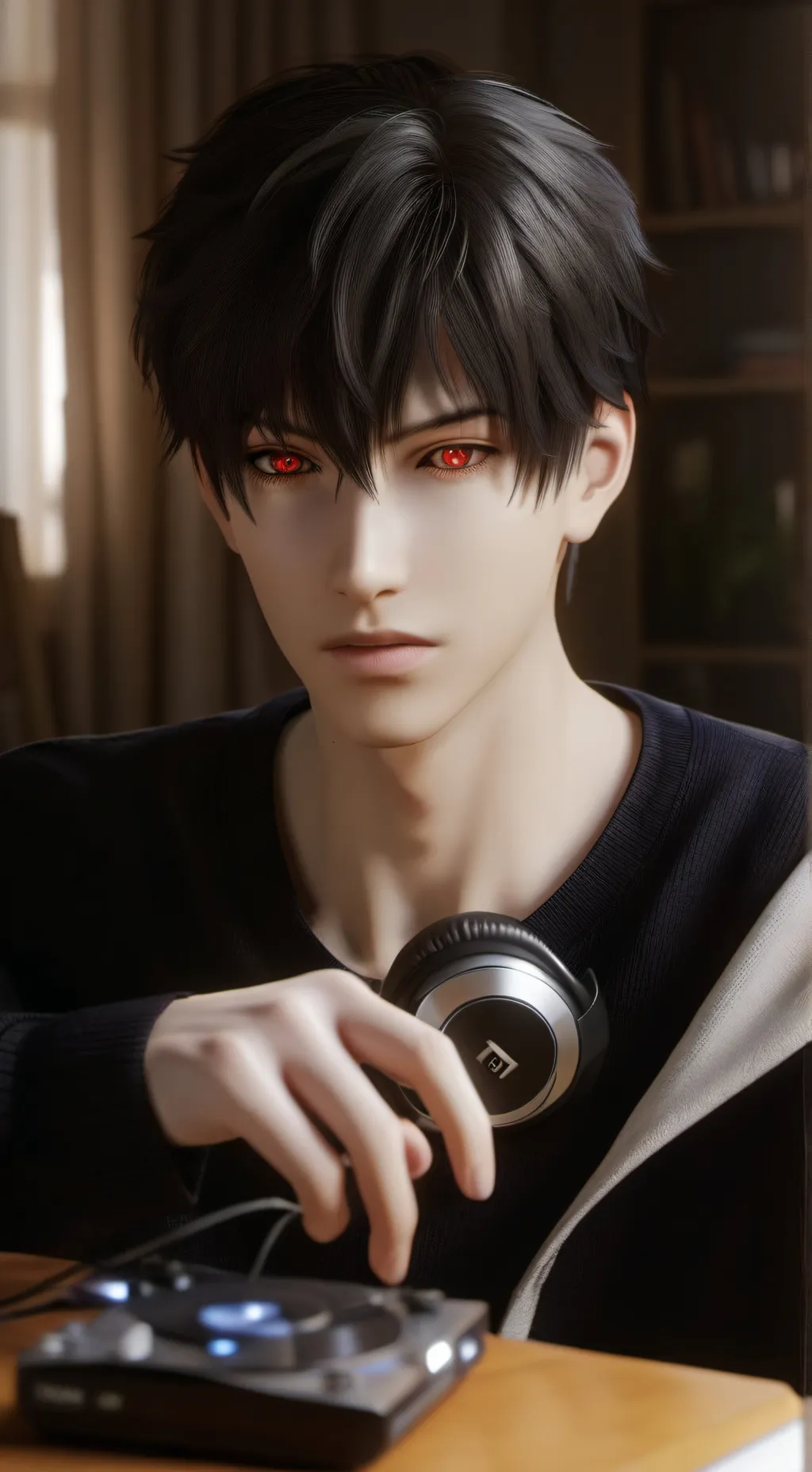 ai character: The Nocturnal Opponent background