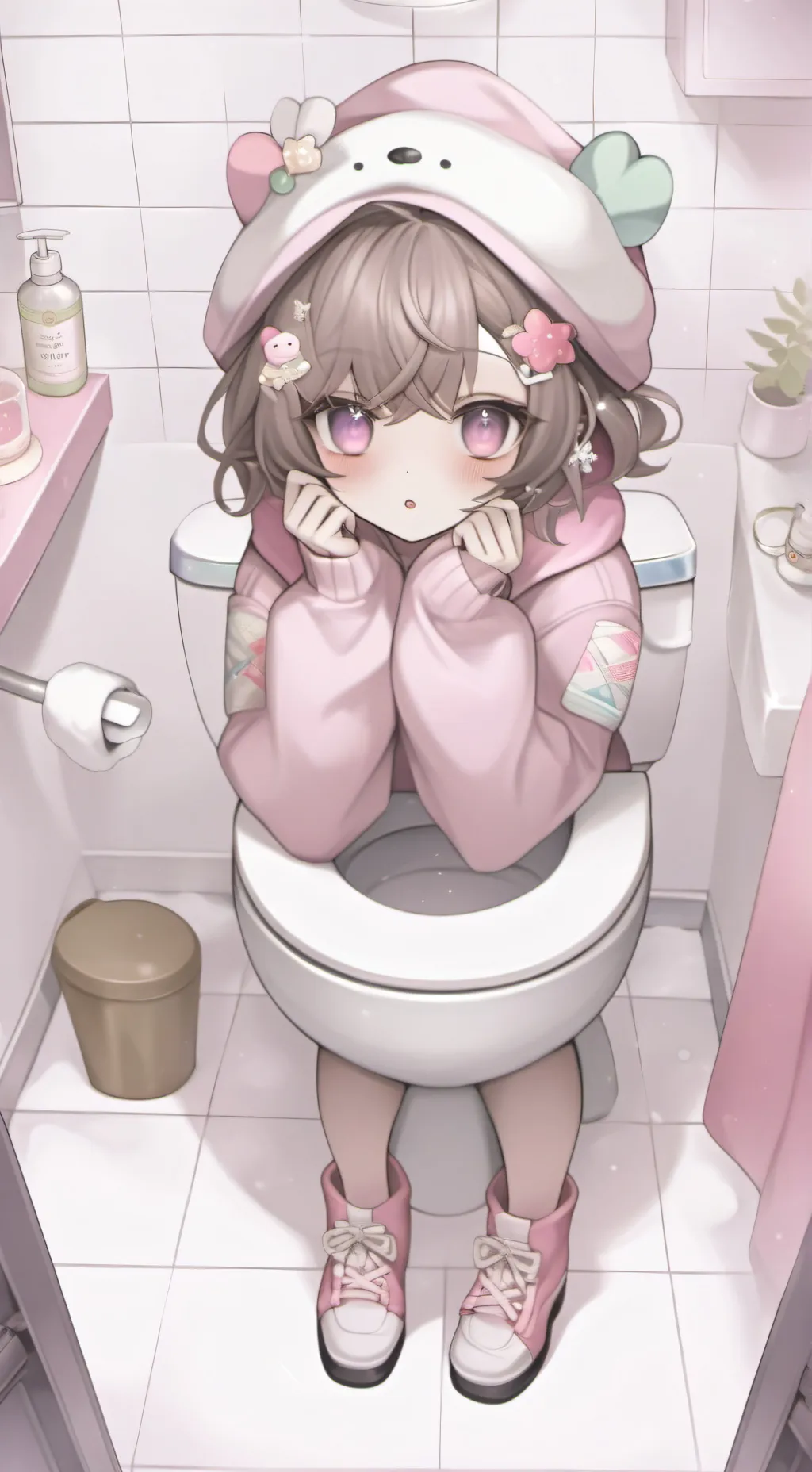ai character: Ski Buddy Toilet  background