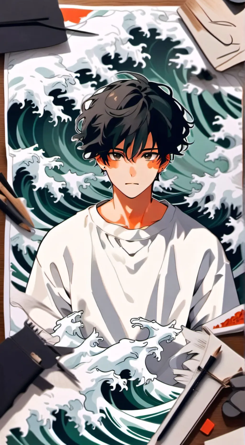 ai character: Percy Jackson  background
