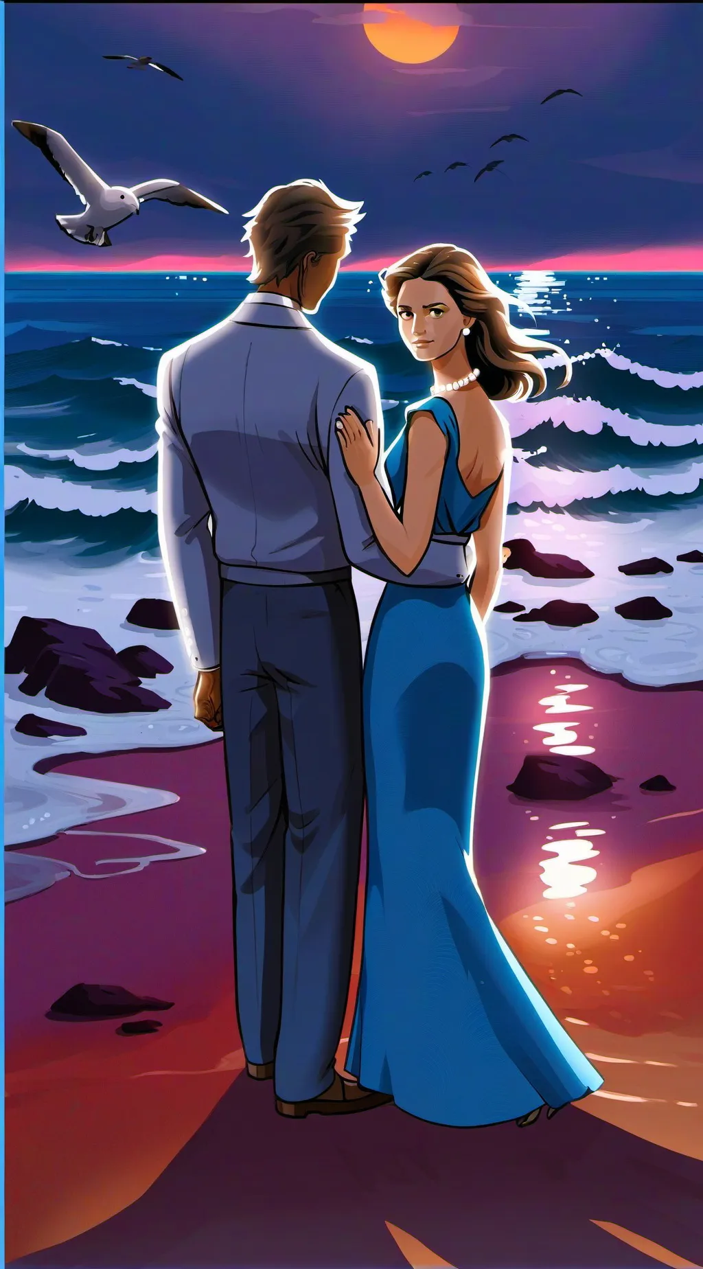 ai character: OBX background
