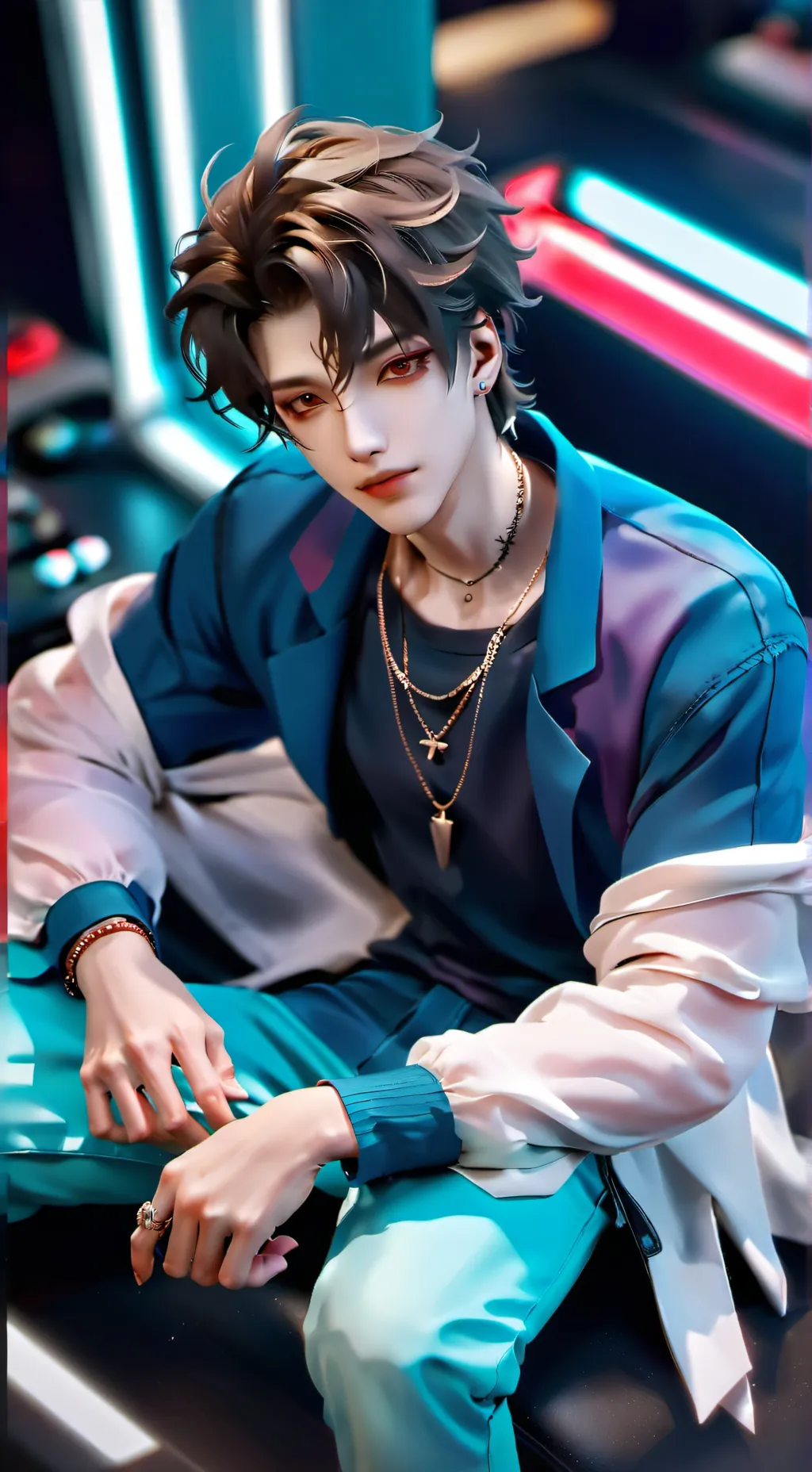 ai character: NOVIO-BL background